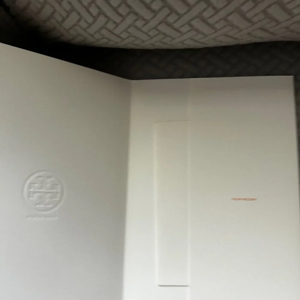 TORY BURCH 5 Receipt holder Envelopes with 10 small Thank You notes